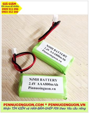Pin sạc NiMh 3.6v-AAA800mAh, Pin điện thoại bàn không dây Uniden 3.6v-AAA800mAh